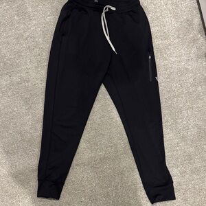 Vuori Men's Black Joggers with Drawstring